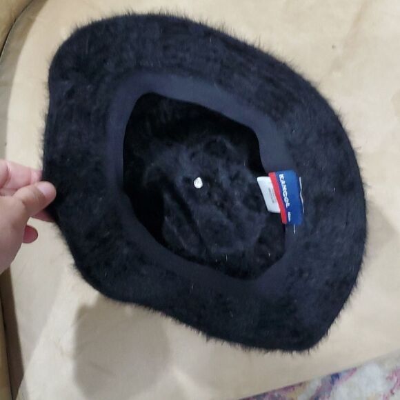 Kangol Blue Furgora Casual Bucket Hat in Black - Picture 4 of 8